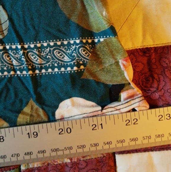 Nice sz L JOHNNY WAS ROSABEL FAVORITE LONG SLEEVE T Shirt Floral Boho Top - Picture 9 of 10